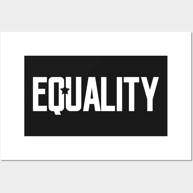 Equality Wall Art by quotysalad